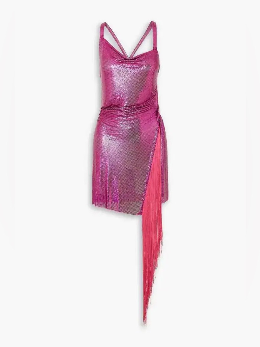Pink Dress | Bachelorette Dress | Fringe Dress | Studio 54